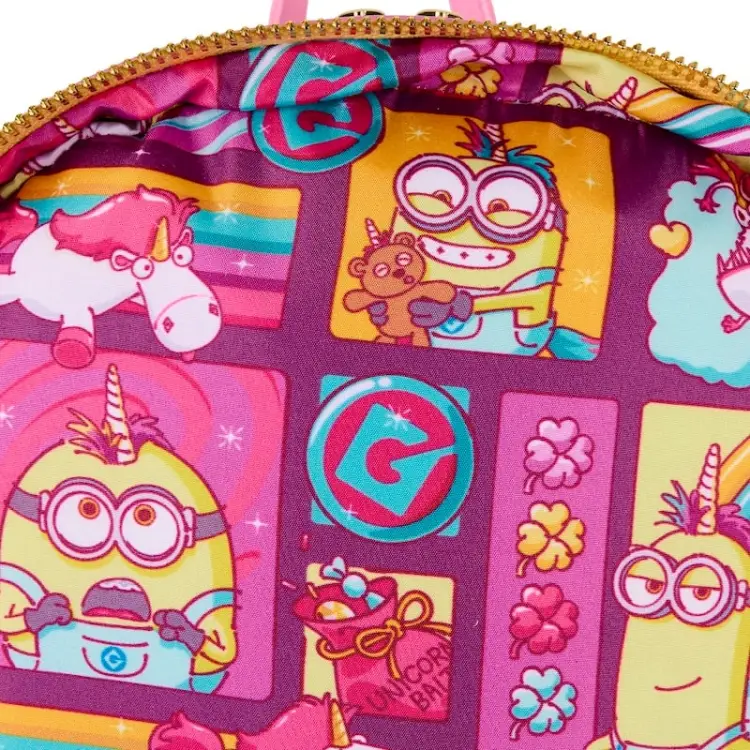 MINIONKI - Puszysty Jednorożec - Mini plecak LoungeFly