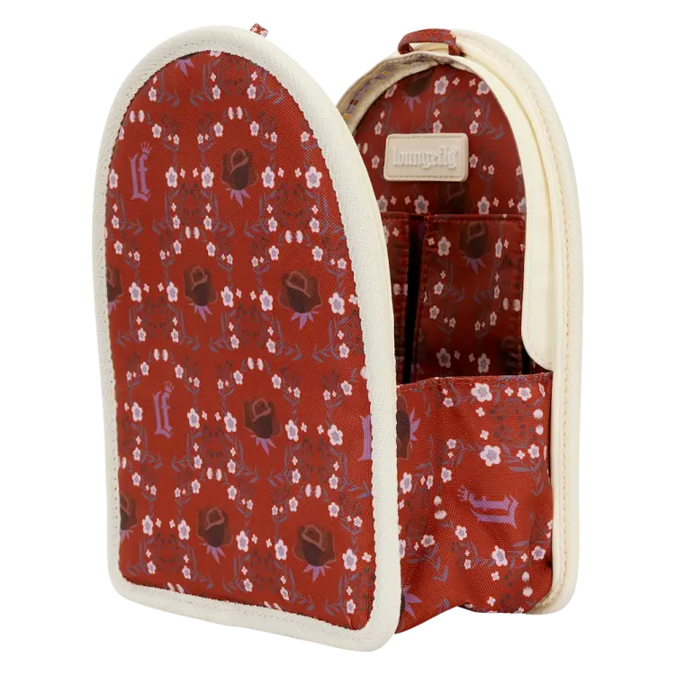 LOUNGEFLY - Kremowo-czerwony - Mini organizer do plecaka LoungeFly
