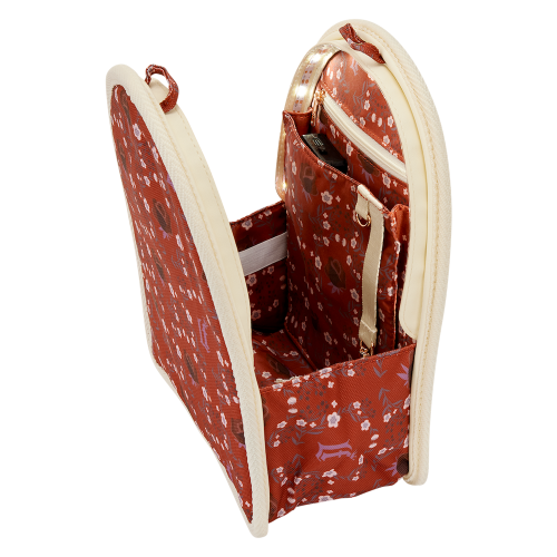 LOUNGEFLY - Kremowo-czerwony - Mini organizer do plecaka LoungeFly