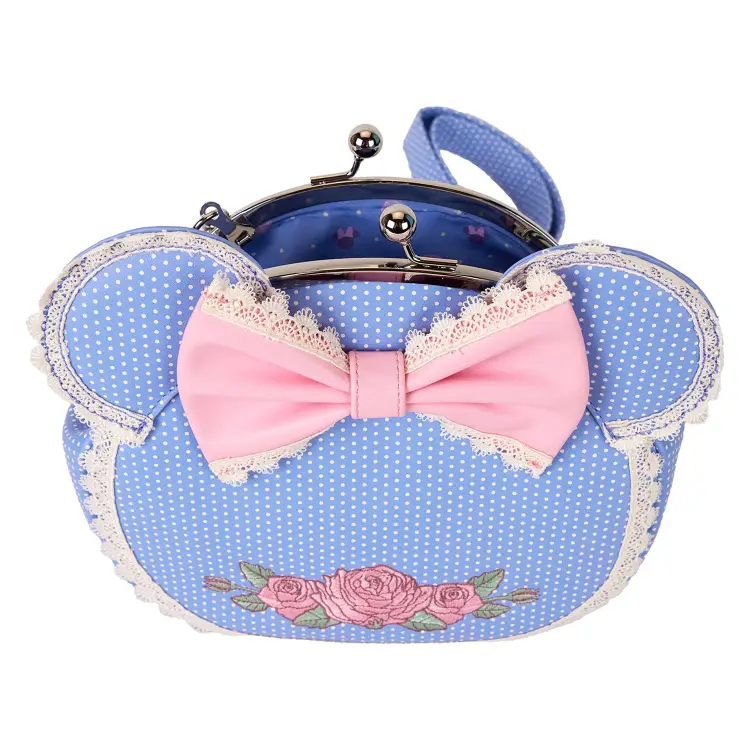 DISNEY - Minnie "Floral and Lace Kisslock" - Torebka crossbody Loungefly