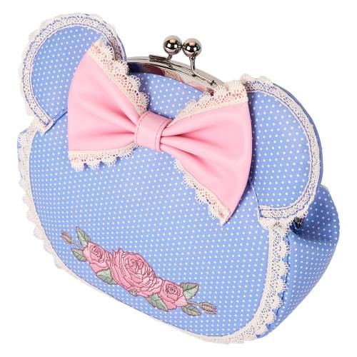 DISNEY - Minnie "Floral and Lace Kisslock" - Torebka crossbody Loungefly