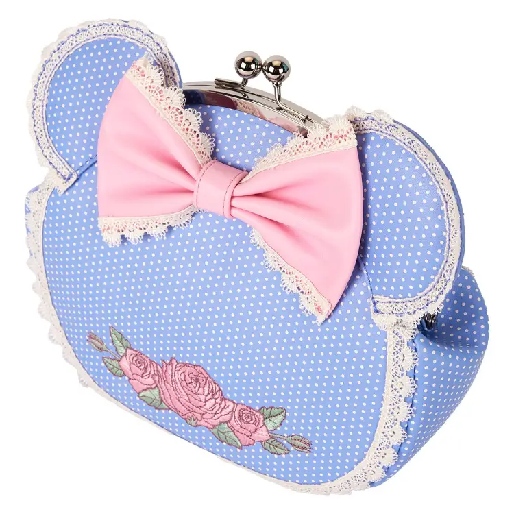 DISNEY - Minnie "Floral and Lace Kisslock" - Torebka crossbody Loungefly