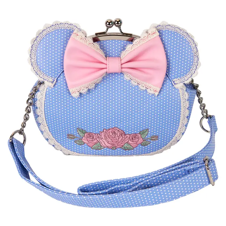 DISNEY - Minnie "Floral and Lace Kisslock" - Torebka crossbody Loungefly