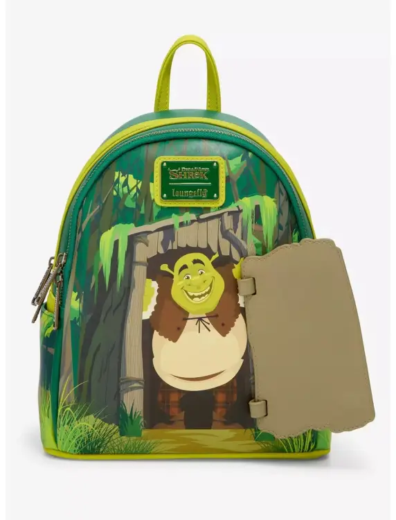 SHREK - Shrek & Donkey Swamp Door - Plecak LoungeFly na wyłączność