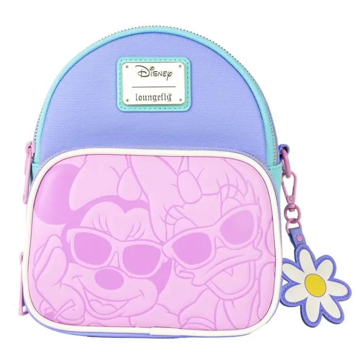 DISNEY - Daisy & Minnie - Mini plecak konwertowalny Loungefly