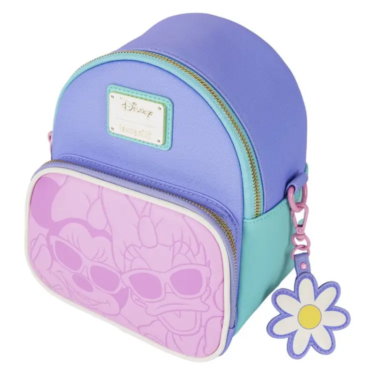 DISNEY - Daisy & Minnie - Mini plecak konwertowalny Loungefly