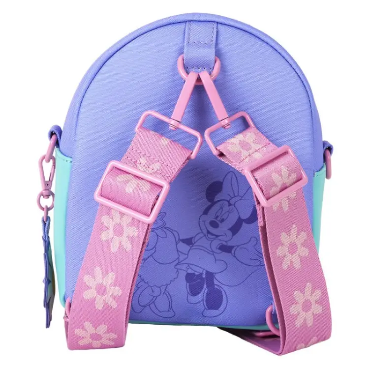 DISNEY - Daisy & Minnie - Mini plecak konwertowalny Loungefly