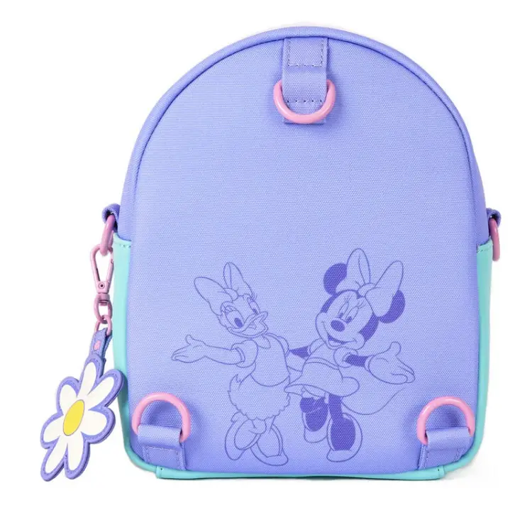 DISNEY - Daisy & Minnie - Mini plecak konwertowalny Loungefly