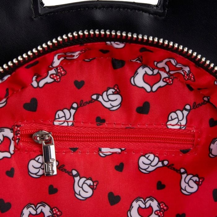 DISNEY - Mickey Minnie Valentine - Torba na ramię 'LoungeFly' '33x28cm'