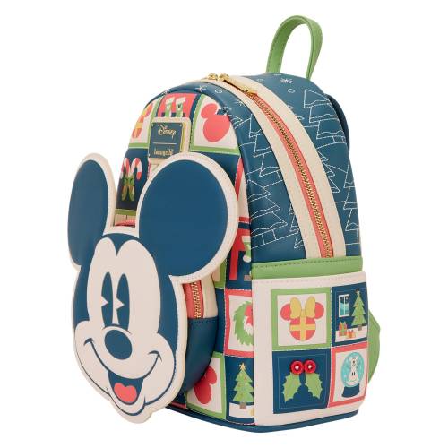 DISNEY - Mickey & Minnie "Holiday" - Mini plecak LoungeFly