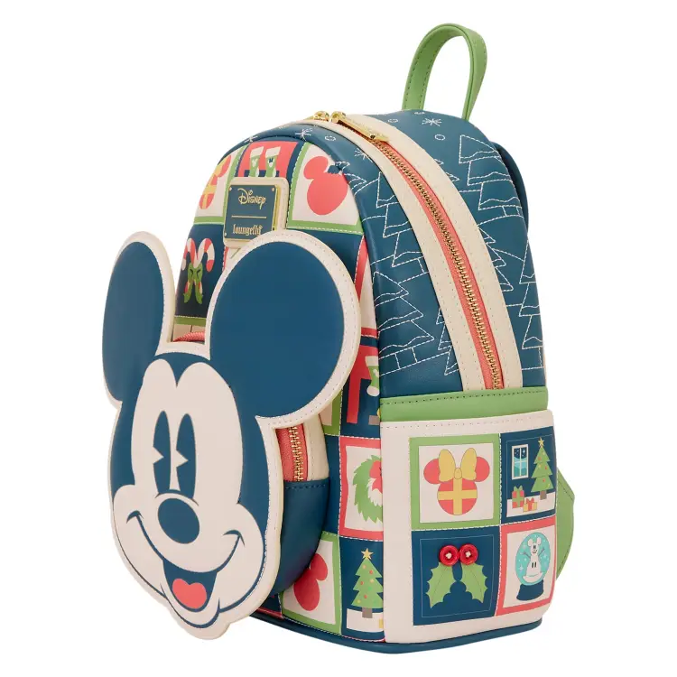 DISNEY - Mickey & Minnie "Holiday" - Mini plecak LoungeFly