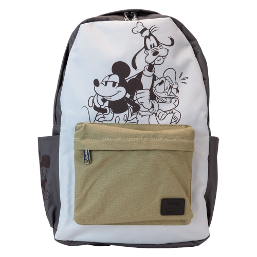 DISNEY - Mickey i przyjaciele - Nylonowy plecak płócienny LoungeFly