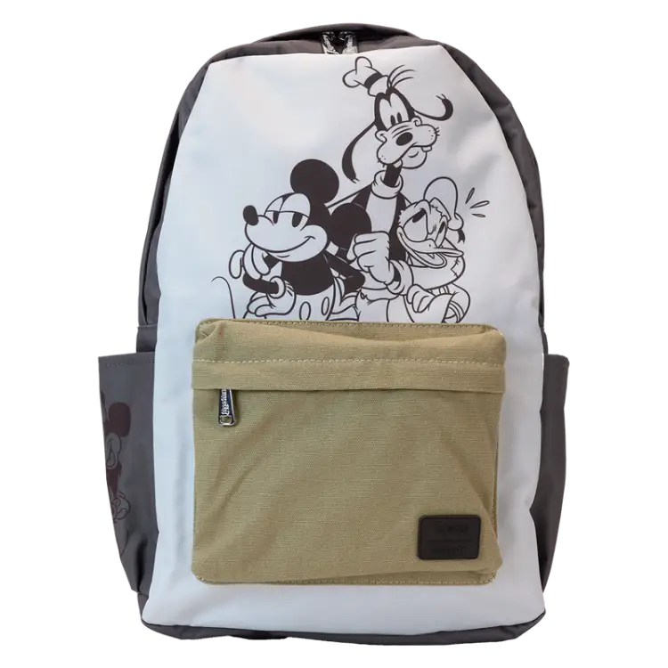 DISNEY - Mickey i przyjaciele - Nylonowy plecak płócienny LoungeFly