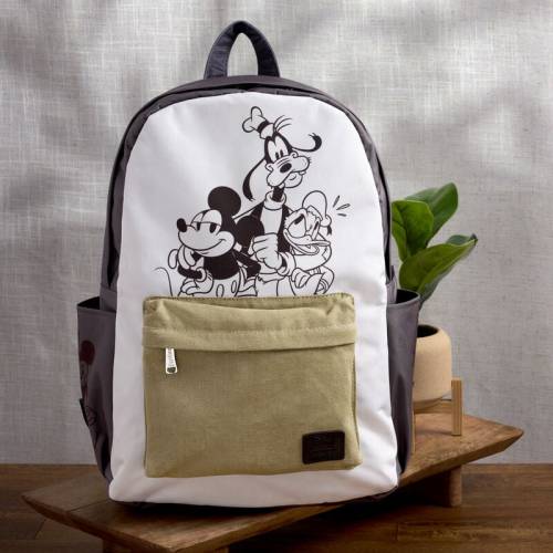 DISNEY - Mickey i przyjaciele - Nylonowy plecak płócienny LoungeFly
