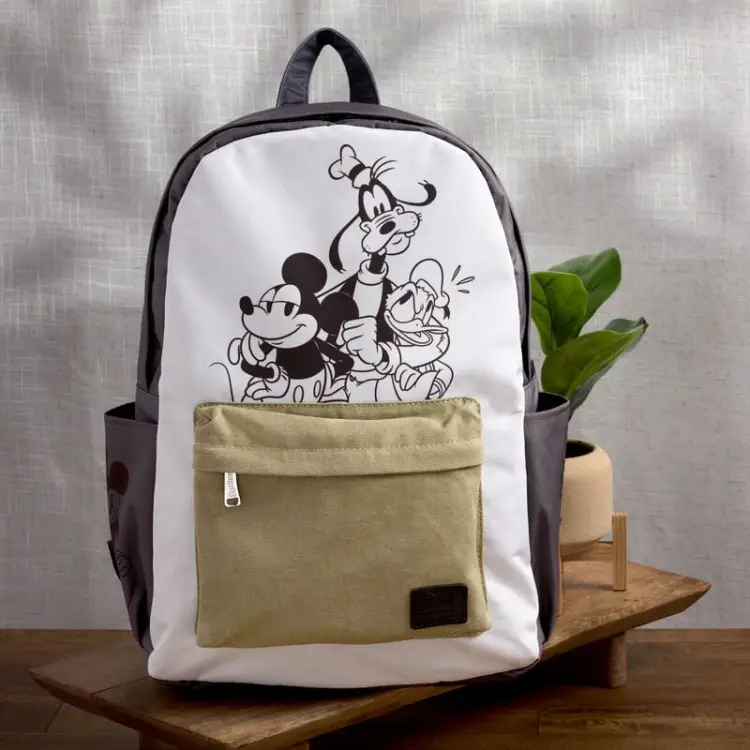 DISNEY - Mickey i przyjaciele - Nylonowy plecak płócienny LoungeFly