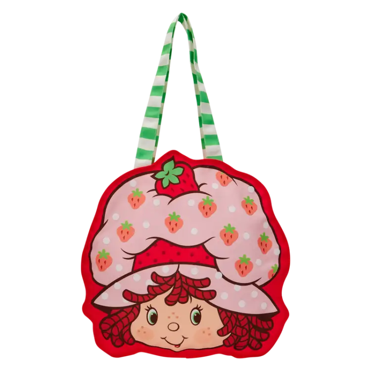 STRAWBERRY SHORTCAKE - Oversize Canvas Tote Bag LoungeFly
