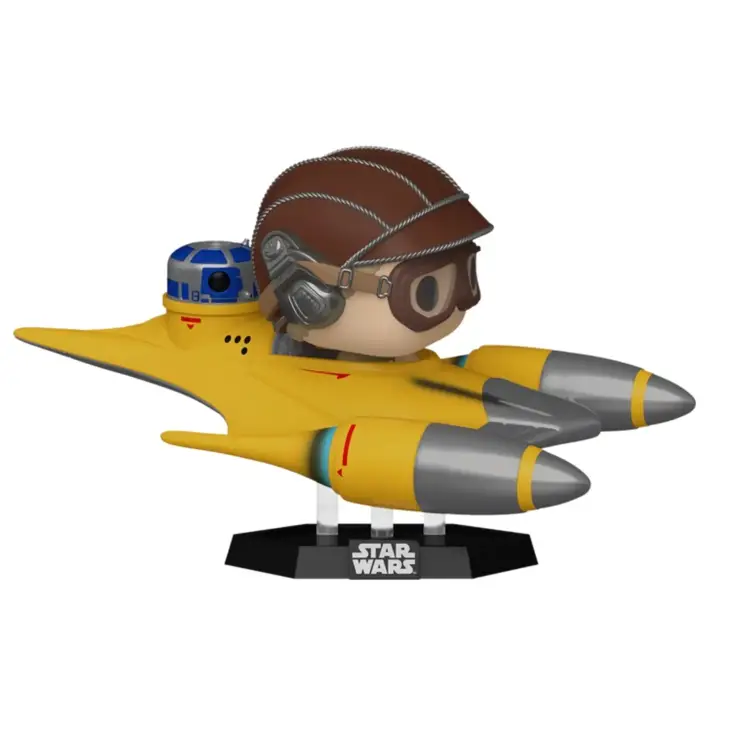Funko POP! Rides: Star Wars - Anakin Skywalker in Naboo Starfighter (with R2-D2) #677