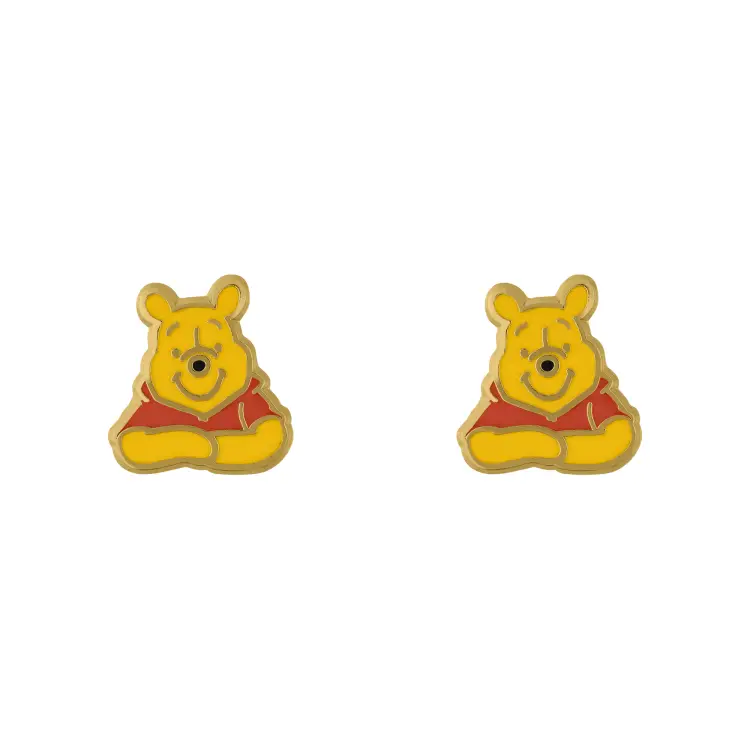 WINNIE THE POOH - Pudełko upominkowe - kolczyki + taca na drobiazgi