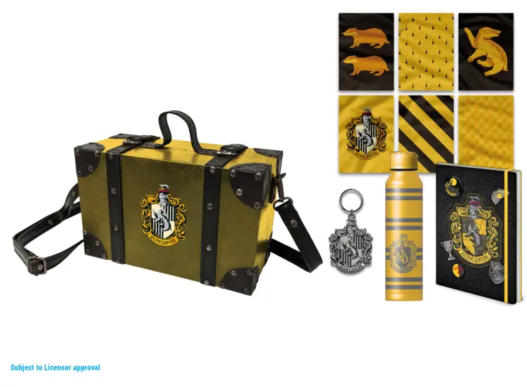 HARRY POTTER - Kolorowy herb Hufflepuffu - zestaw upominkowy premium