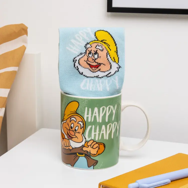 SNOW WHITE - Happy - Kubek i skarpetki