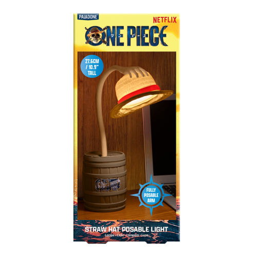 ONE PIECE NETFLIX - Kapelusz - Lampa biurkowa 10,6 cala