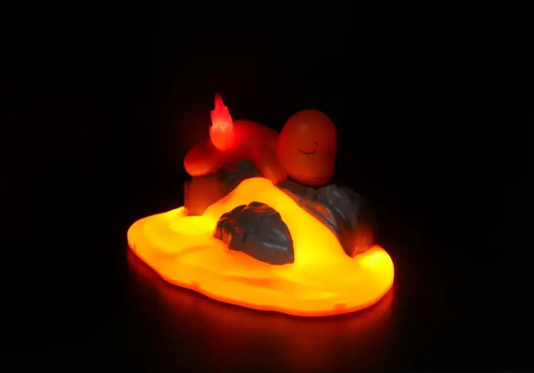 POKEMON - Chamander - podświetlana scena LED