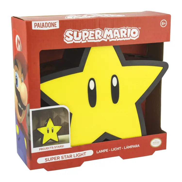 SUPER MARIO - Super Star - Lampka USB