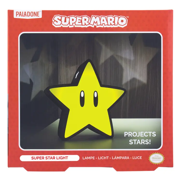 SUPER MARIO - Super Star - Lampka USB
