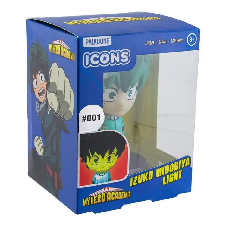 MY HERO ACADEMIA - Izuku Midoriya - Lampa z ikoną 3D