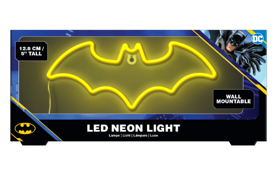 BATMAN - Neonowa lampa LED do montażu na ścianie