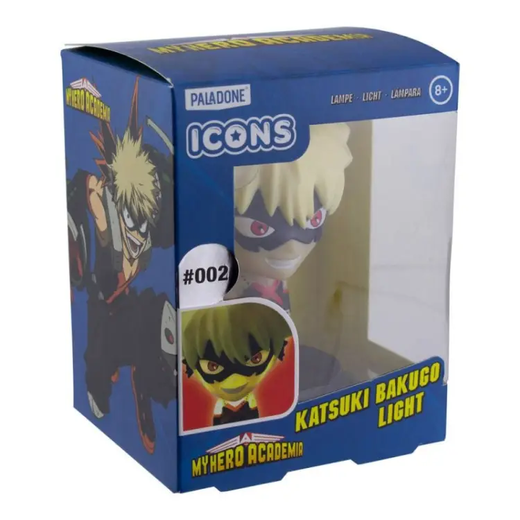 MY HERO ACADEMIA - Katsuki Bakugo - Lampa z ikoną 3D