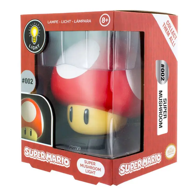 SUPER MARIO - Mushroom - Icon Light - 3,9 cala