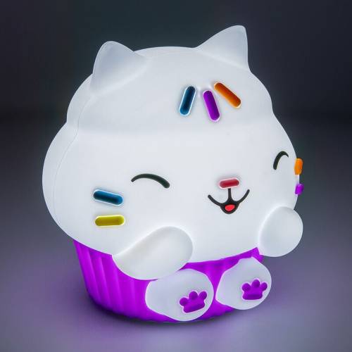 CAKEY CAT - silikonowa lampka "SquishyGlo" z akumulatorem 16 cm