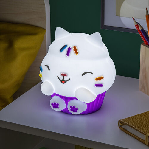 CAKEY CAT - silikonowa lampka "SquishyGlo" z akumulatorem 16 cm