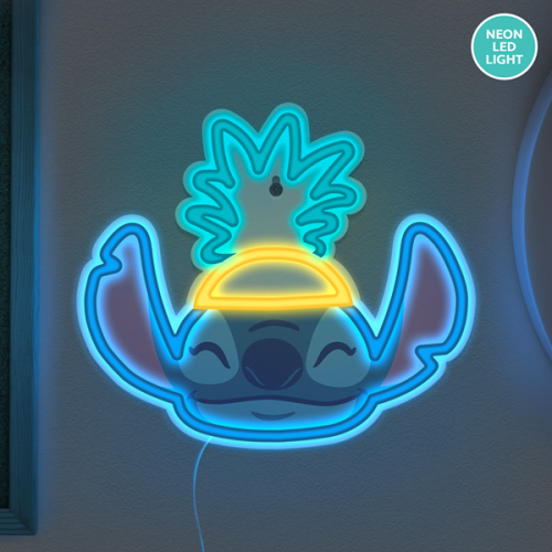 Paladone Disney Lilo i Stitch - Stitch Pineapple - Neonowa lampa LED