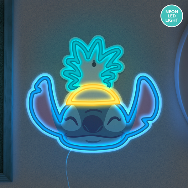 Paladone Disney Lilo i Stitch - Stitch Pineapple - Neonowa lampa LED