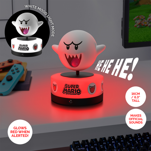SUPER MARIO - Boo - Icon Lamp 4,3 cala
