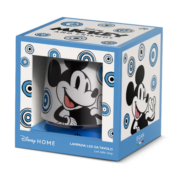 MICKEY - ładowalna stołowa lampa LED - 11 cm