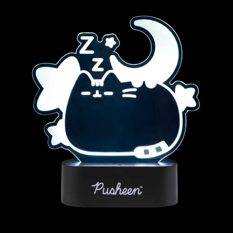PUSHEEN - Sleep - Neonowa lampa dekoracyjna - 17cm
