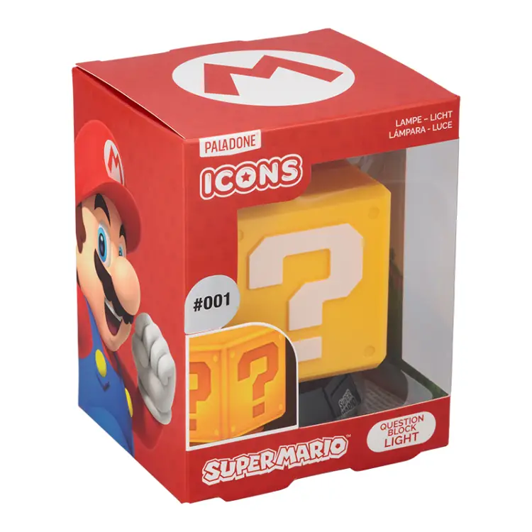 SUPER MARIO - Blok pytań - Icon Light - 3,9 cala