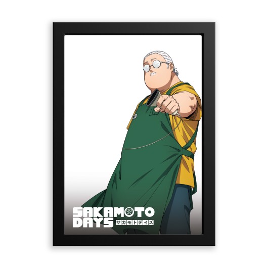 SAKAMOTO DAYS - Nadruk LED w ramce 28x20x5cm
