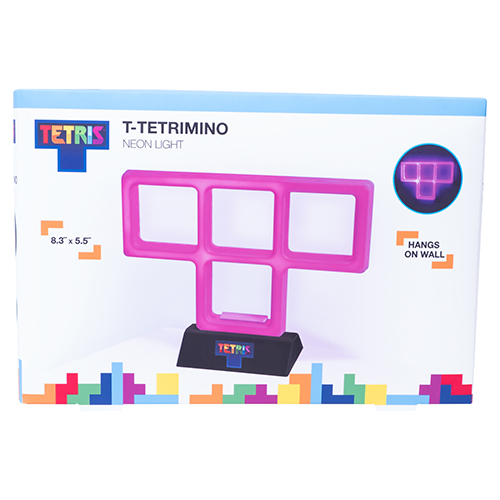 TETRIS - Purple T - Neonowe światło nastrojowe