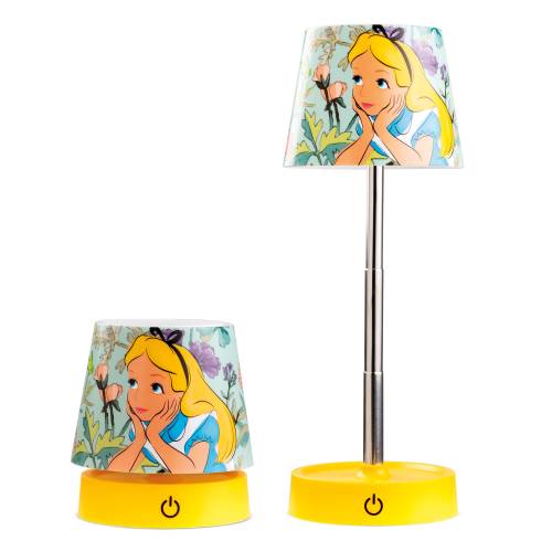 ALICE IN WONDERLAND - Akumulatorowa stołowa lampa LED - 11 cm