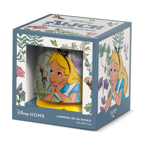 ALICE IN WONDERLAND - Akumulatorowa stołowa lampa LED - 11 cm
