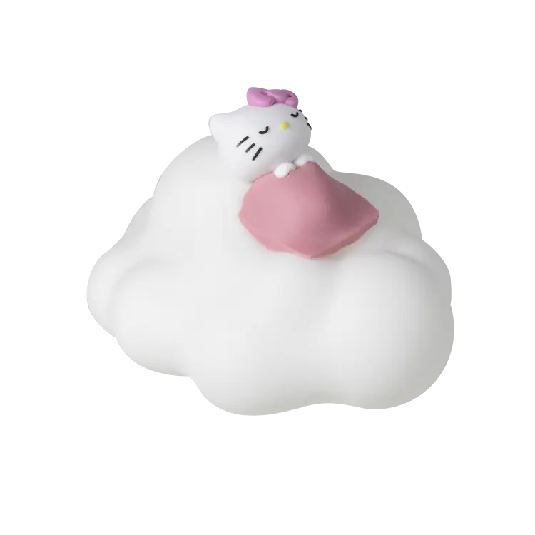 HELLO KITTY - Dekoracyjna chmurka świetlna - 15 cm