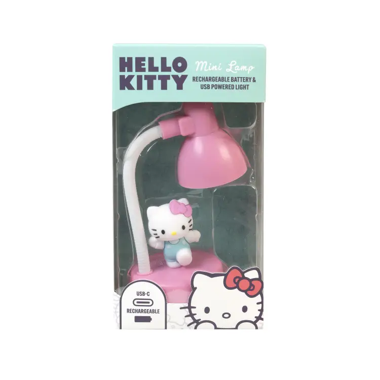 Blue Sky Hello Kitty - Ładowalna Mini Lampa Biurkowa 15 cm