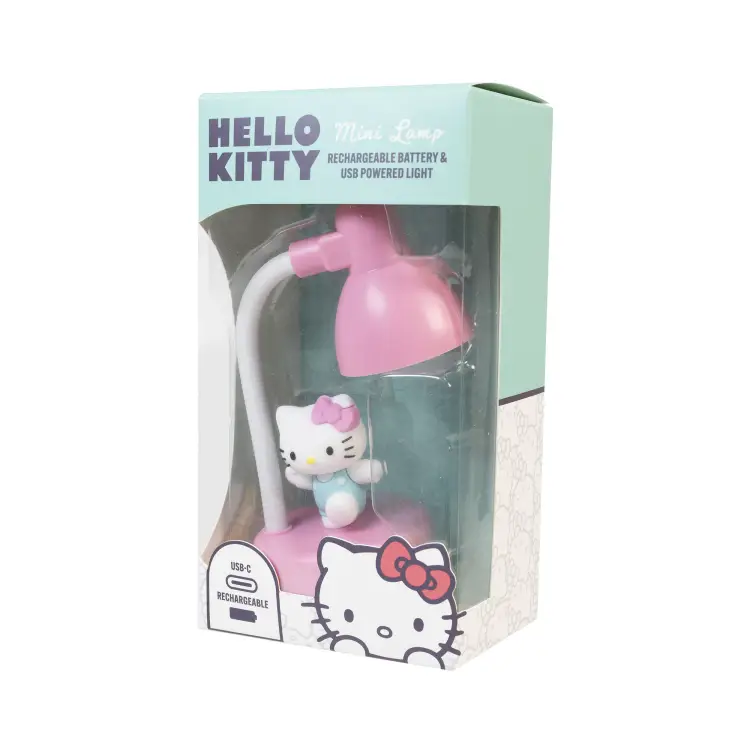 Blue Sky Hello Kitty - Ładowalna Mini Lampa Biurkowa 15 cm