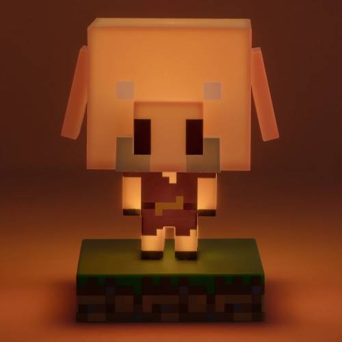 MINECRAFT - Świnia - Lampa z ikoną 4,3 cala