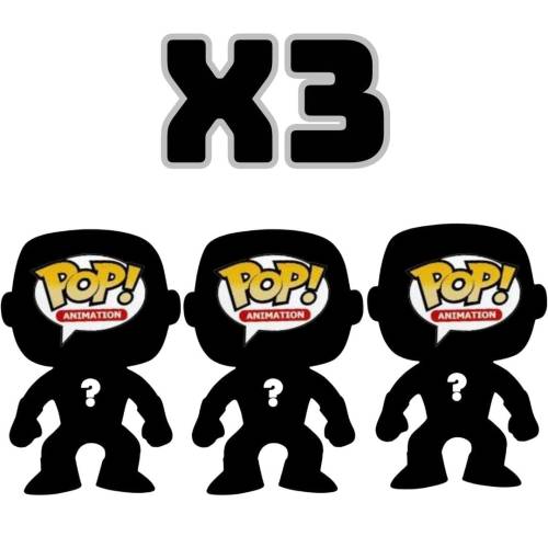 3x ANIMATION Mystery Funko pop! - NIESPODZIANKA Losowa figurka Funko POP!