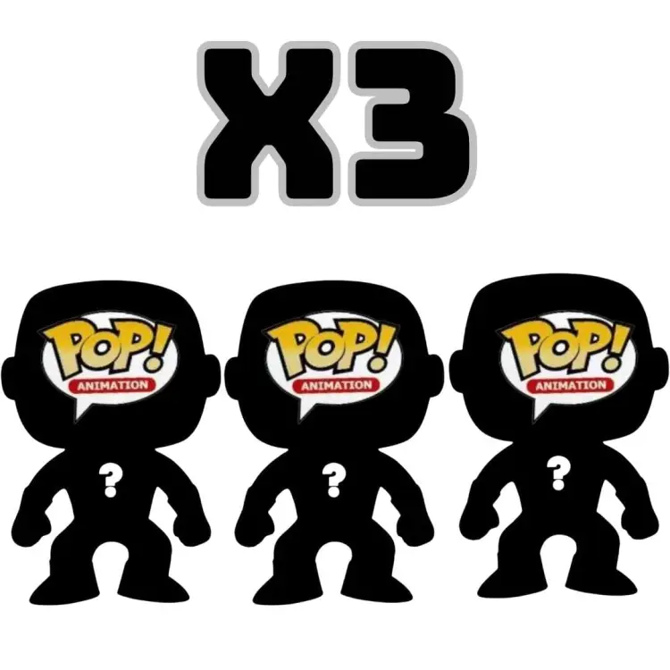 3x ANIMATION Mystery Funko pop! - NIESPODZIANKA Losowa figurka Funko POP!